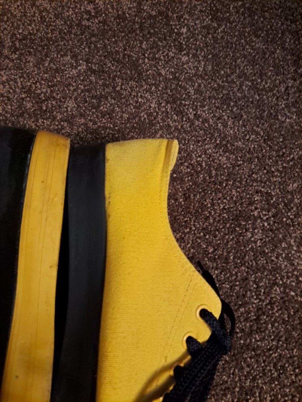 R R REVERSUS Unisex Canvas "IOWA HAWKEYES" 2 Different Colored Shoes - Picture 6 of 11